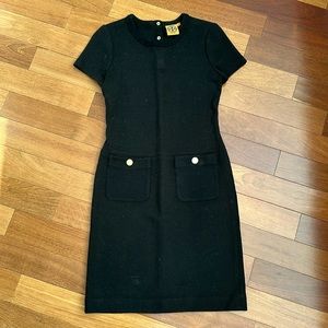 Tory Burch Anthea short sleeve wool dress